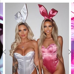 Pink bunny Halloween costume